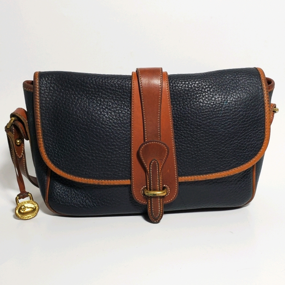 Dooney and Bourke Vintage Navy Leather Purse